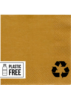 Gold Eco-Friendly Paper Napkins