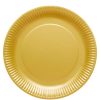 Gold Eco-Friendly Paper Plates
