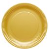 Gold Eco-Friendly Paper Plates