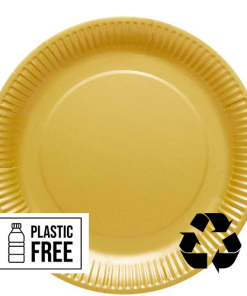 Gold Eco-Friendly Paper Plates