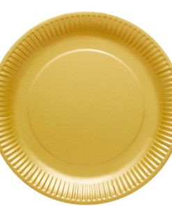 Gold Eco-Friendly Paper Plates