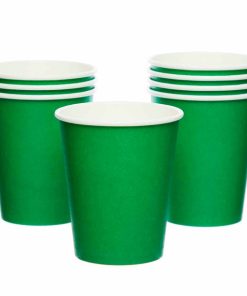 Green Eco-Friendly Paper Cups