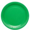 Green Eco-Friendly Paper Plates