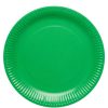 Green Eco-Friendly Paper Plates