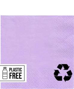 Alternative view of Lavender Eco-Friendly Paper Napkins - 33cm (Pk 20)