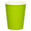 Lime Green Eco-Friendly Paper Cups