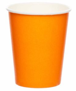 Orange Eco-Friendly Paper Cups