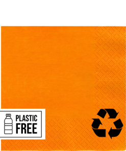 Orange Eco-Friendly Paper Napkins