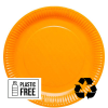 Orange Eco-Friendly Paper Plates