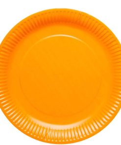 Orange Eco-Friendly Paper Plates