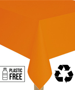 Orange Paper Eco-Friendly Tablecover