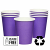 Purple Eco-Friendly Paper Cups