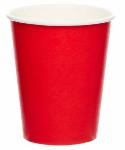 Red Eco-Friendly Paper Cups