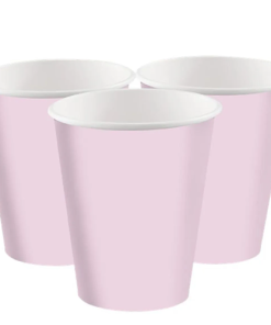 Baby Pink Eco-Friendly Paper Cups