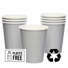 Silver Eco-Friendly Paper Cups