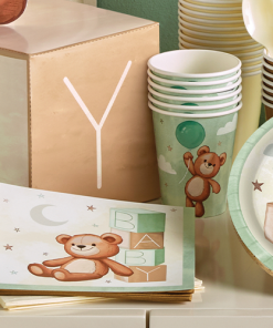 Alternative view of Teddy Bear Paper Napkins - 33cm (Pk 16)