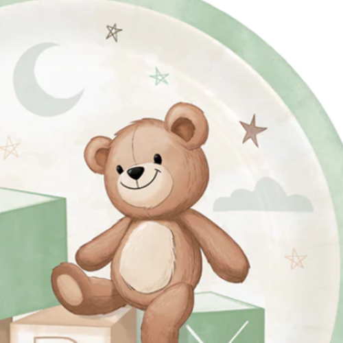 Teddy bear outlet paper plates