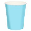 Turquoise Blue Eco-Friendly Paper Cups