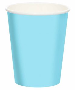 Turquoise Blue Eco-Friendly Paper Cups