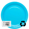 Turquoise Blue Eco-Friendly Paper Plates