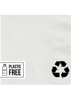 White Eco-Friendly Paper Napkins