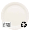 White Eco-Friendly Paper Plates