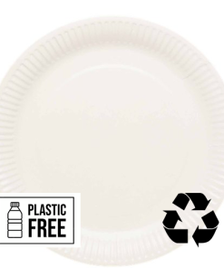 White Eco-Friendly Paper Plates