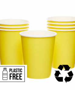 Yellow Eco-Friendly Paper Cups