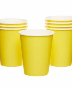 Yellow Eco-Friendly Paper Cups