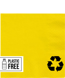 Yellow Eco-Friendly Paper Napkins