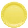 Yellow Eco-Friendly Paper Plates