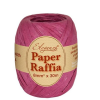 Burgundy Paper Raffia Ribbon