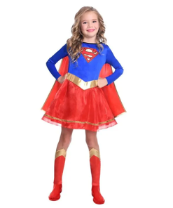 Classic Supergirl Child Fancy Dress Costume