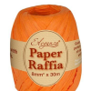 Orange Paper Raffia Ribbon