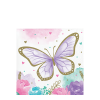 Butterfly Shimmer Beverage Napkins