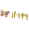 Butterfly Shimmer Shaped Ribbon Banner