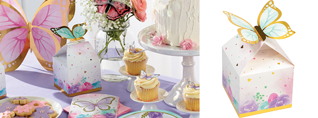 Butterfly Shimmer Treat Boxes