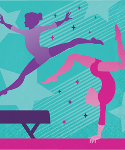 Gymnastics Party Paper Napkins