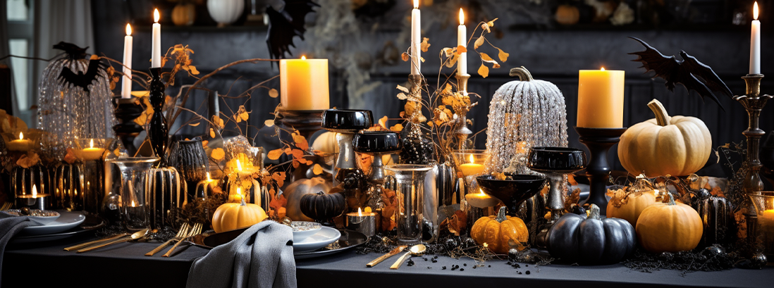 Halloween Table Decor Essentials Grown Ups adults dinner party ideas for halloween