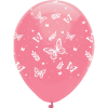 Butterfly Shimmer Printed Latex Balloons