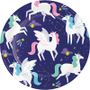 Unicorn Galaxy Paper Plates