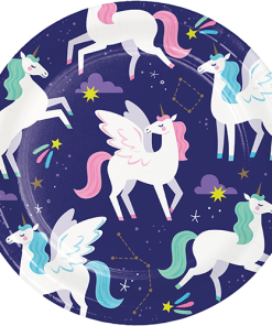 Unicorn Galaxy Paper Plates