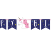 Unicorn Galaxy Birthday Banner