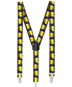 Novelty Beer Printed Braces