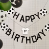 Customisable Happy Birthday Football Banner
