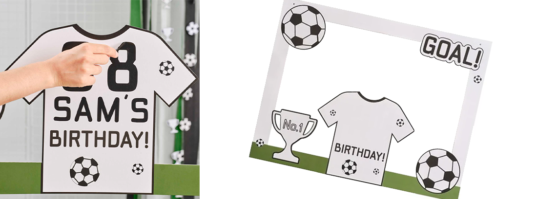 Customisable Football Photobooth Frame