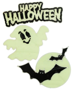 Halloween Glow in the Dark Window Clings