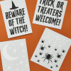 Trick or Treat Window Clings