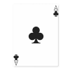 Ace of Clubs Cardboard Cutout