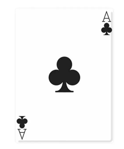 Ace of Clubs Cardboard Cutout